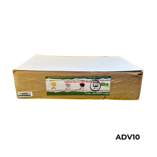[ADV10C] 924 ECO blanca DOBLE ADVANCE 23X43CM TRAMPA PEG. VOLADORES