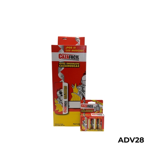 [ADV28] SERPENTIN ATRAPAMOSCAS cazafacil BLISTER (4)