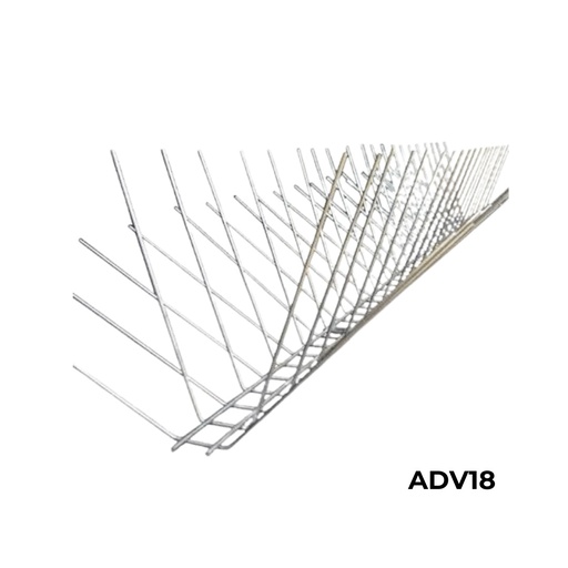 [ADV18] Trampa de Puas o Picos para Aves de Alambre Galvanizado 50x30cm
